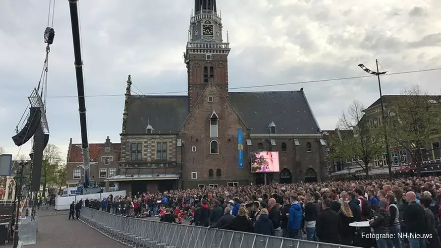 Nachtburgemeester Alkmaar vraagt vergunning aan voor groot scherm tijdens bekerfinale