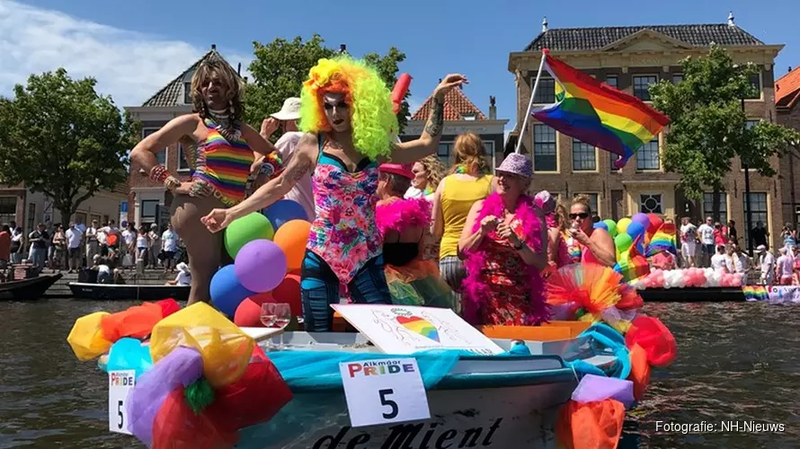 Pride vaart voor de 9de keer door de Alkmaarse grachten