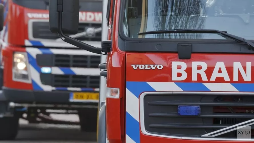 Grote brand in centrum Heiloo