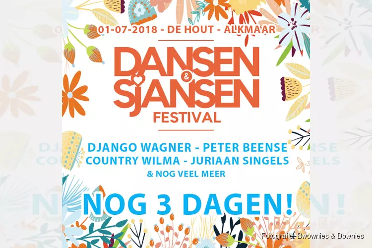 Dit weekend op 1 juli is het weer tijd voor Dansen & Sjansen Festival in de Hout 2018