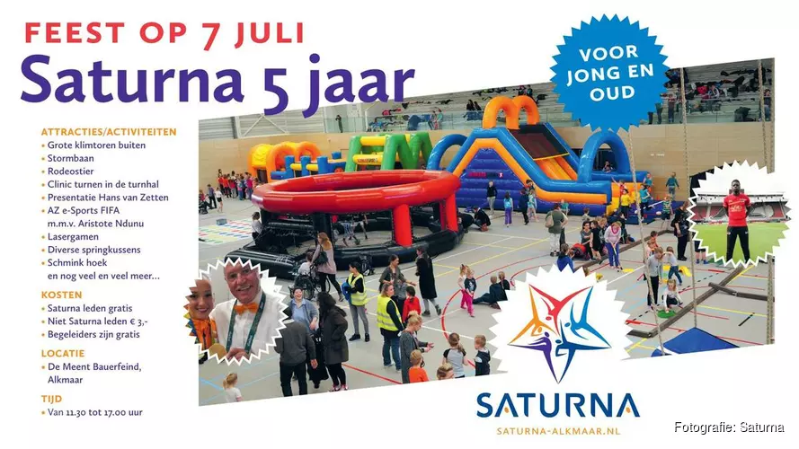 5 jaar Saturna: Speeldag