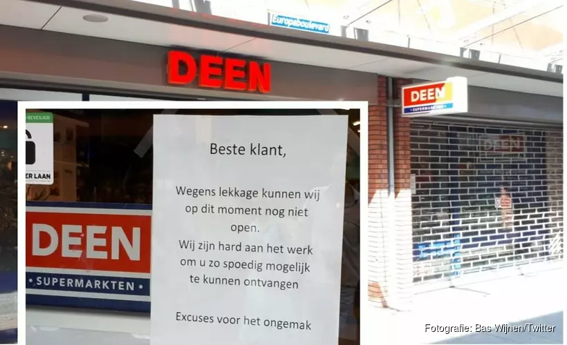 Supermarkt Deen in De Mare dicht na vondst hennepkwekerij