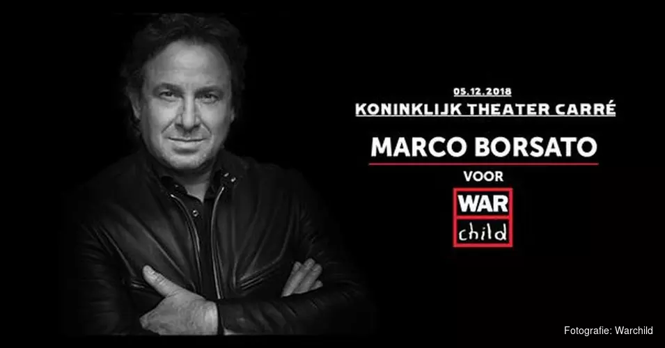 Speciaal jubileumconcert Marco Borsato voor War Child in Carré