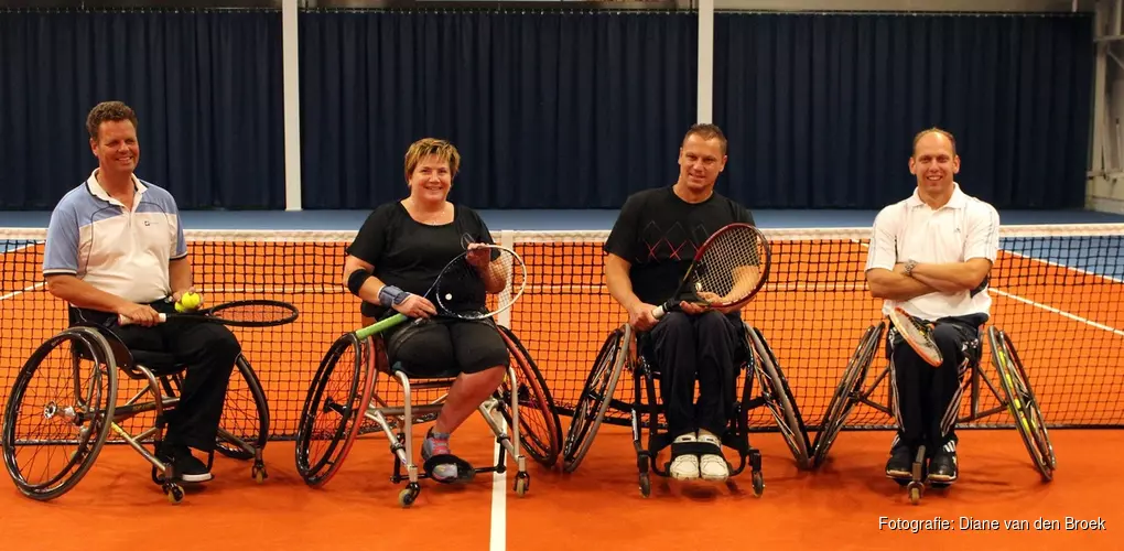 Rolstoeltennis leeft bij TPC Daalmeer, op 8 september Open Dag met Esther Vergeer