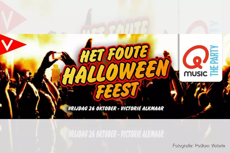 Net bevestigd: Het Q-Music Foute Halloween Feest komt naar Podium Victorie