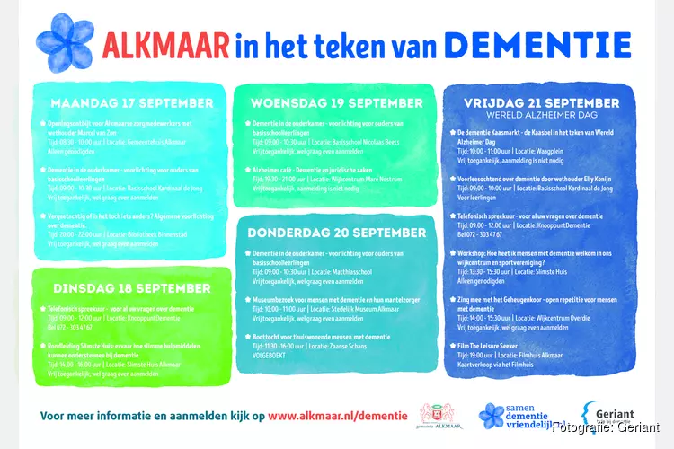 Wereld Alzheimer Dag: 21 september