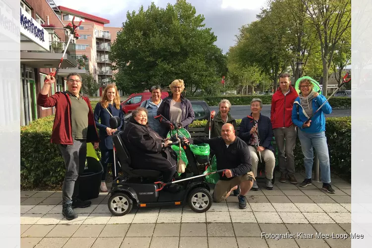 Schone wijk wandeling Klaar Mee-Loop Mee succes