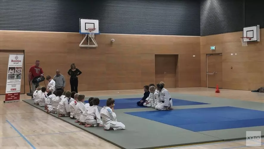 Judo bij de aankondiging van sportjaaroverzicht