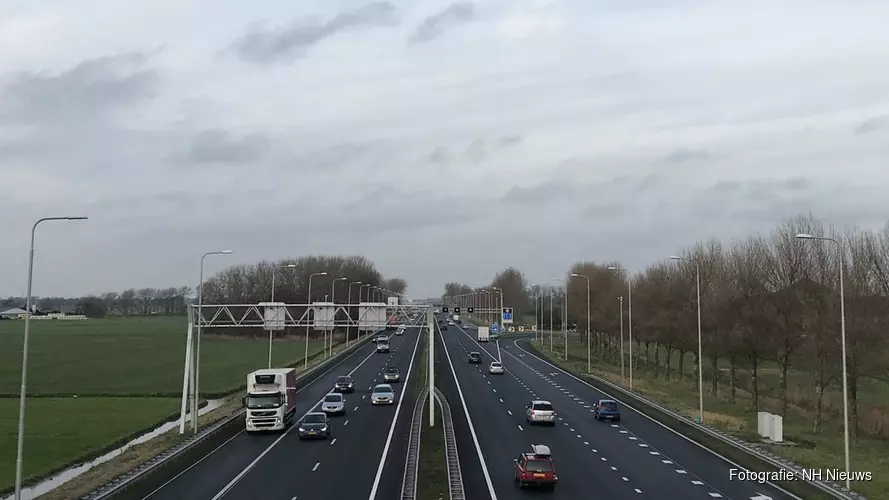 A9 vanavond gedeeltelijk dicht voor reparatie gesprongen persleiding(video)