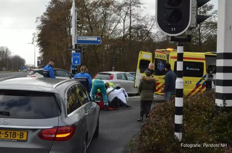 Man in Booster aangereden op Laan van brussel/ Huiswaarderweg