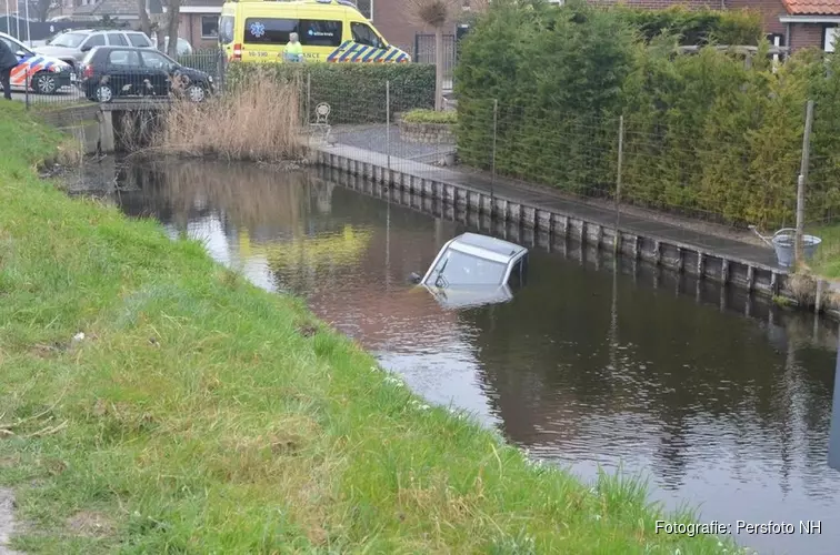 Man te water geraakt in Alkmaar