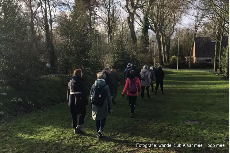 Steeds meer mensen vinden hun weg naar wandel club Klaar mee - loop mee