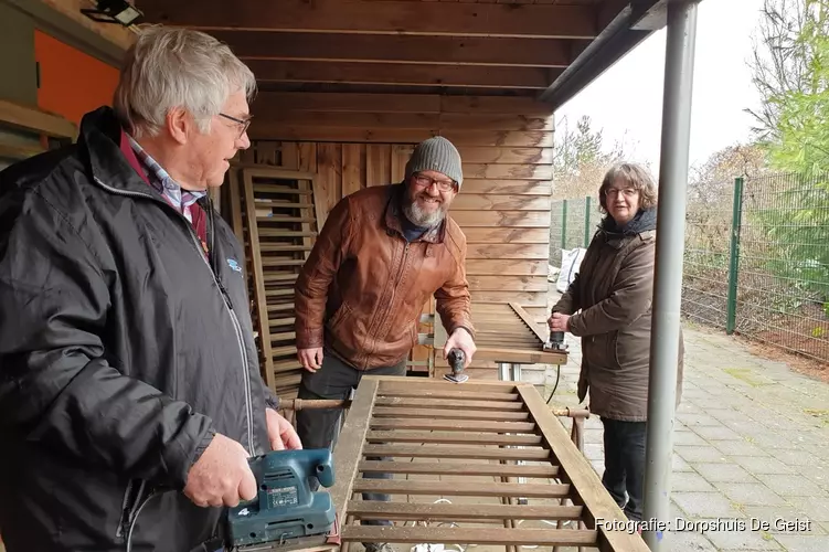 Succesvol NL-Doet weekend bij dorpshuis De Geist