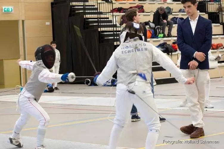 Internationaal schermtoernooi &#39;Ludus et Gladius&#39; De Meent Bauerfeind Alkmaar