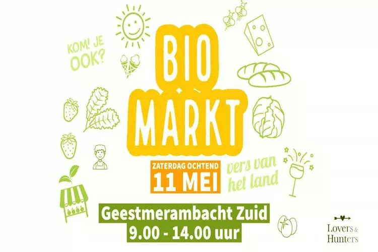 Biomarkt bij Lovers & Hunters Geestmerambacht