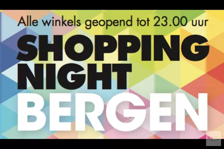 Eerste Shopping Night in Bergen vrijdag 24 Mei van start