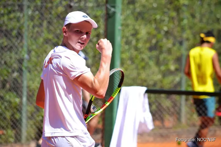 Tennis is alles voor Jesper de Jong