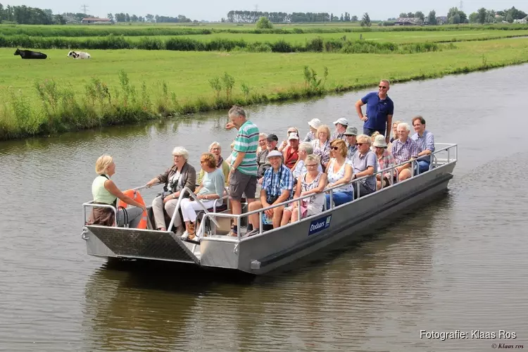 Vaartocht naar trilveen in Eilandspolder