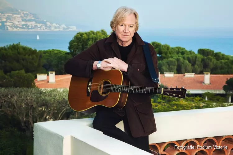 Moody Blues zanger Justin Hayward bevestigd voor een optreden in de grote zaal van Podium Victorie