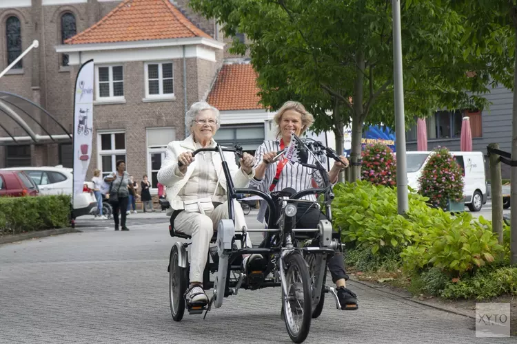 Het EK parcours verkennen op de duofiets