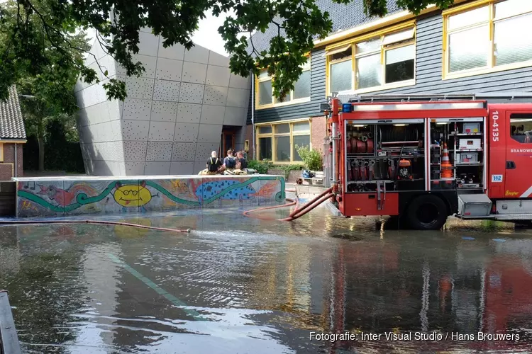 Kelder basisschool Alkmaar vol water