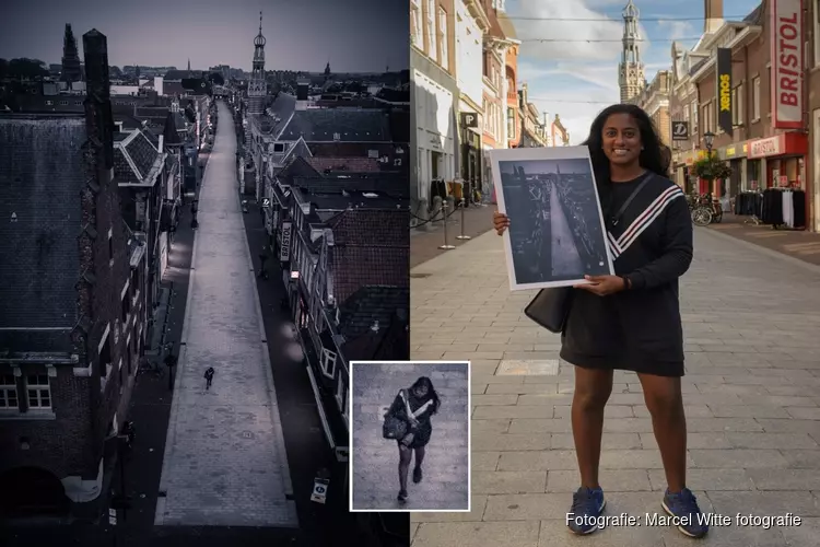 Vrouw ontdekt zichzelf op foto-expositie en ontmoet fotograaf