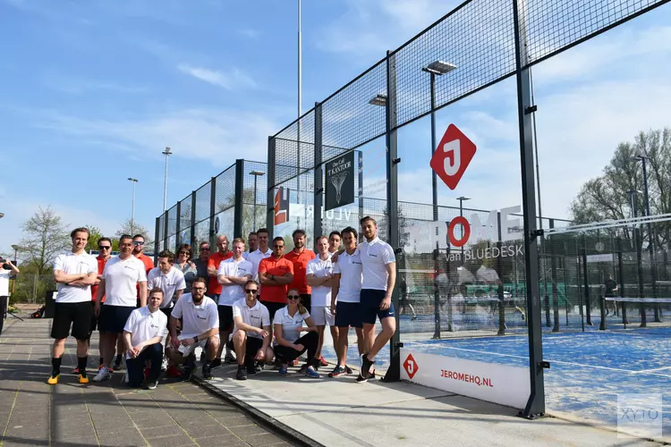 Vijf bedrijven maken kans op de titel van de JEROME padelcompetitie