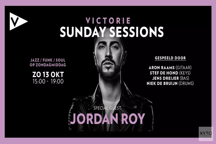 Nieuwe serie Victorie Sunday Sessions van start op 13 oktober bij Podium Victorie