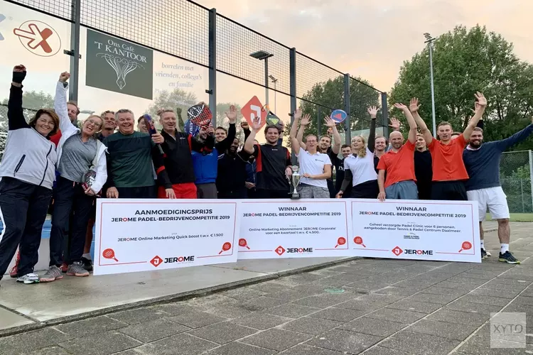 Biesboer Expertise wint JEROME padelcompetitie