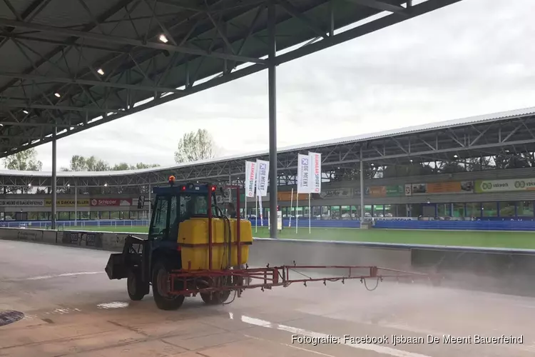 Nog niet buiten schaatsen in Alkmaar: ijsbaan gesloten vanwege regen