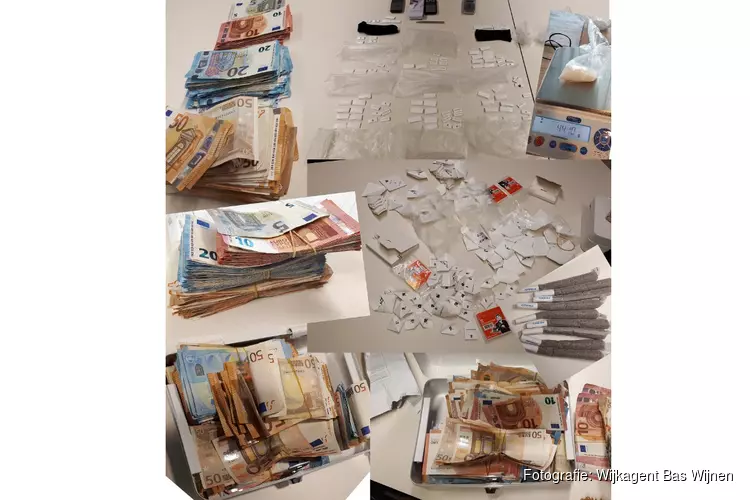 Politie vindt meer dan honderd doses drugs en fortuin aan contanten in woning Alkmaarse dealer