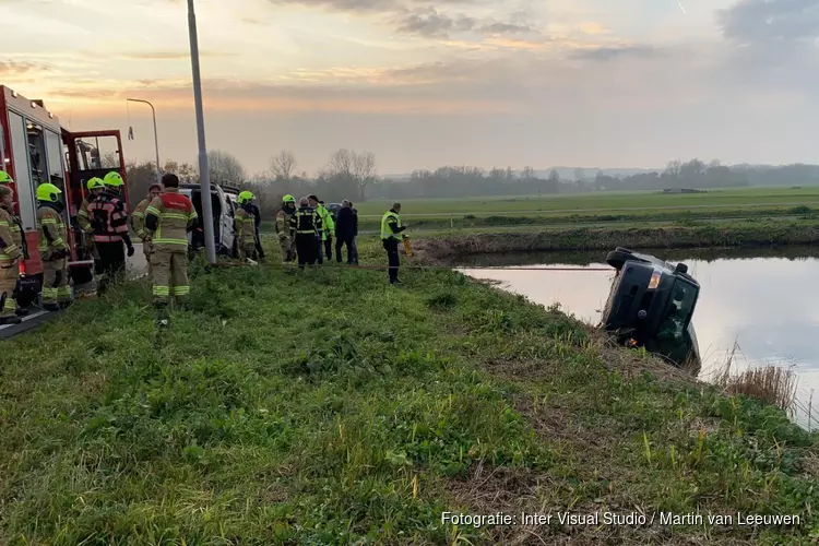 Auto te water in Schoorl