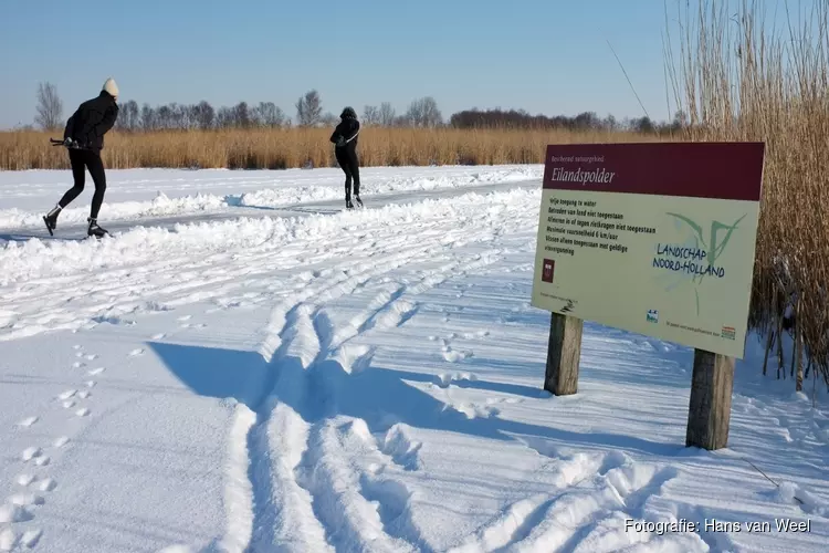 Wintervaartocht door Eilandspolder