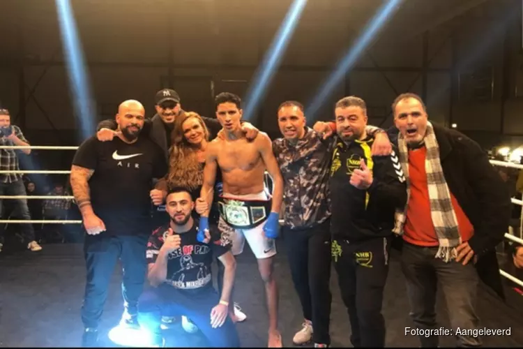 Ismail Ouzgni pakt titel op kickboksgala House of Pain