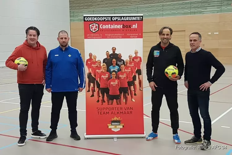 RTC Zaalvoetbal van Team Alkmaar/Sportstars en de RJO van AFC&#39;34 stemmen talentontwikkeling af