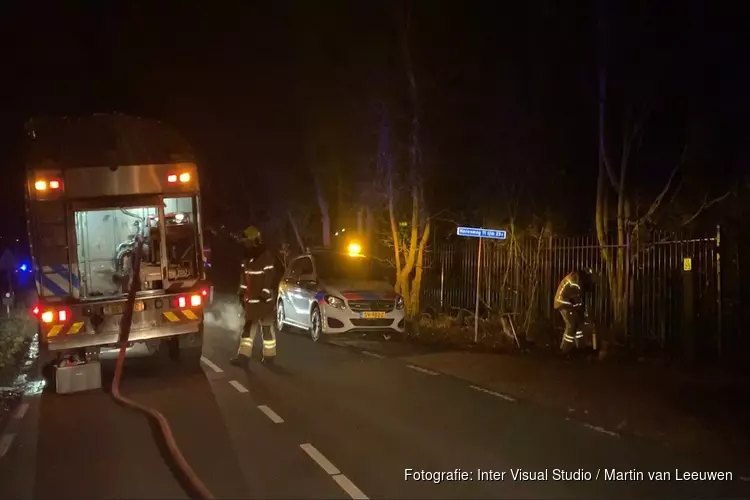 Woning in Bergen volledig uitgebrand