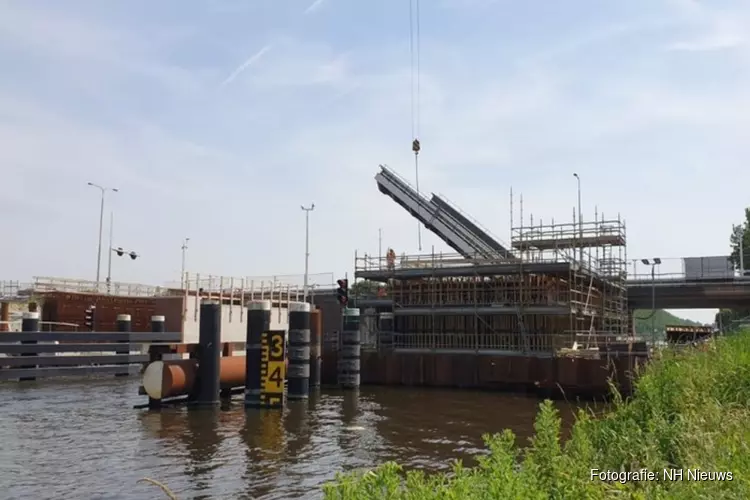 Laatste reeks werkzaamheden aan Leeghwaterbrug (N242) Alkmaar