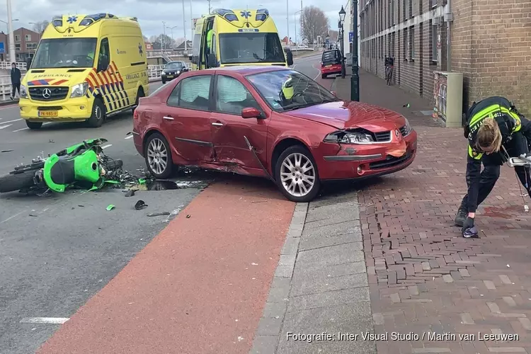 Motorrijder overleden bij ongeval Kanaalkade