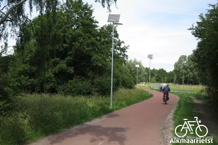 Alkmaar Fietst: Innovatieve verlichting langs Dijk- en Waardpad