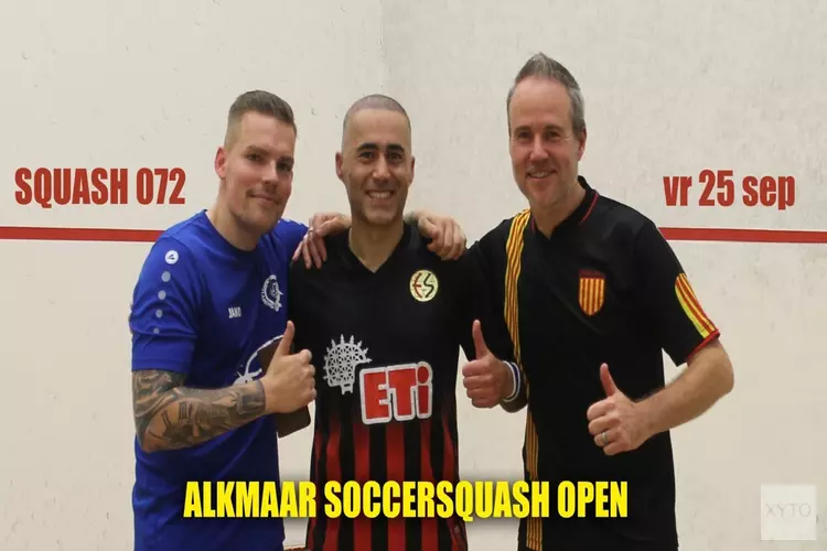 Eerste officiële soccersquash ranking toernooi in Alkmaar