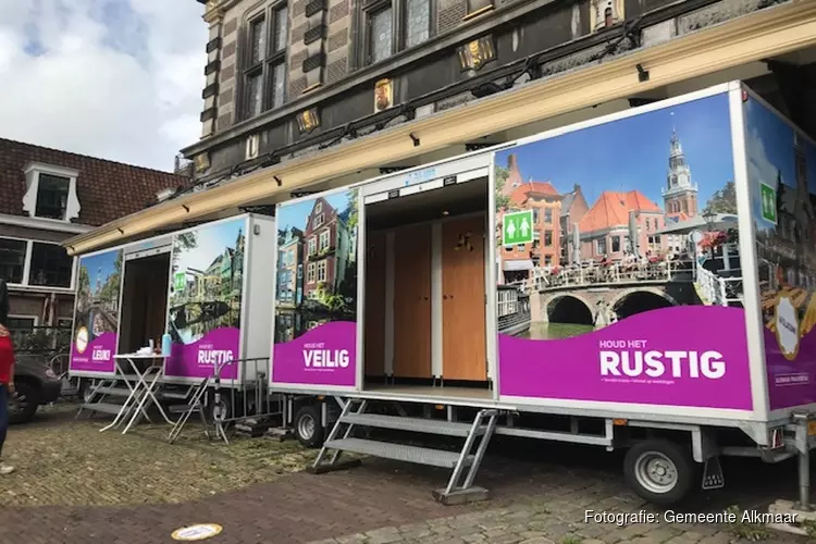 Coronatoiletten op Waagplein blijven in gebruik tot 1 november