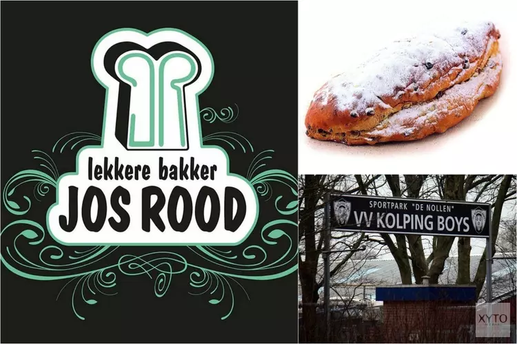 Jos Rood steunt Kolping Boys met feeststollen-actie