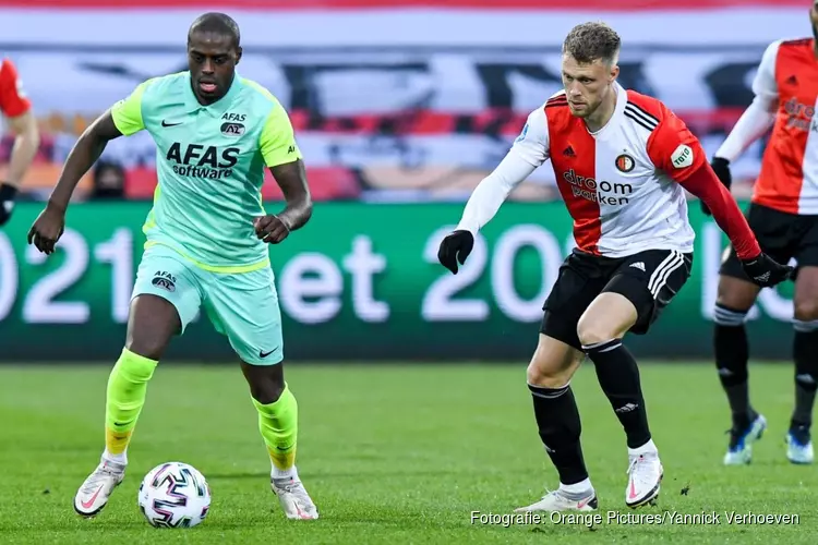 AZ wipt over Feyenoord heen na winst in De Kuip