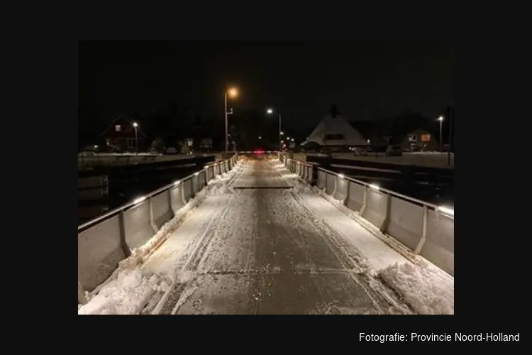 Rekervlotbrug in Koedijk afgesloten voor voetgangers en fietsers