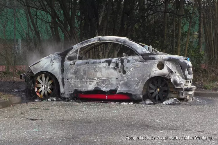 Auto door brand verwoest op Terborchlaan