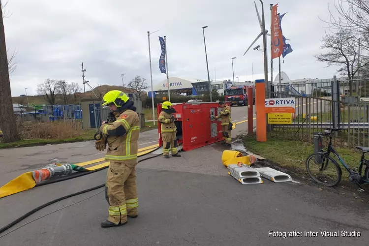 Brand bij afvalverwerker in Alkmaar