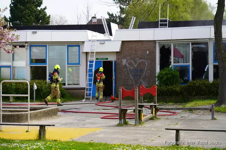 Brand in technieklokaal van school in Alkmaar