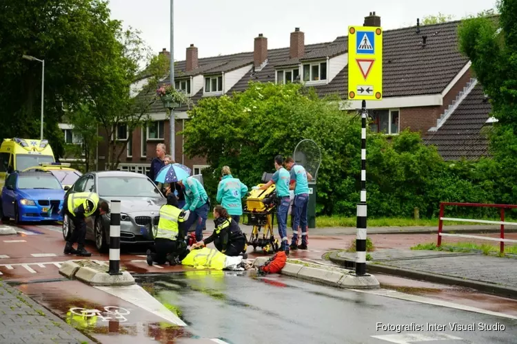 Fietsster aangereden thv Drechterwaard in Alkmaar