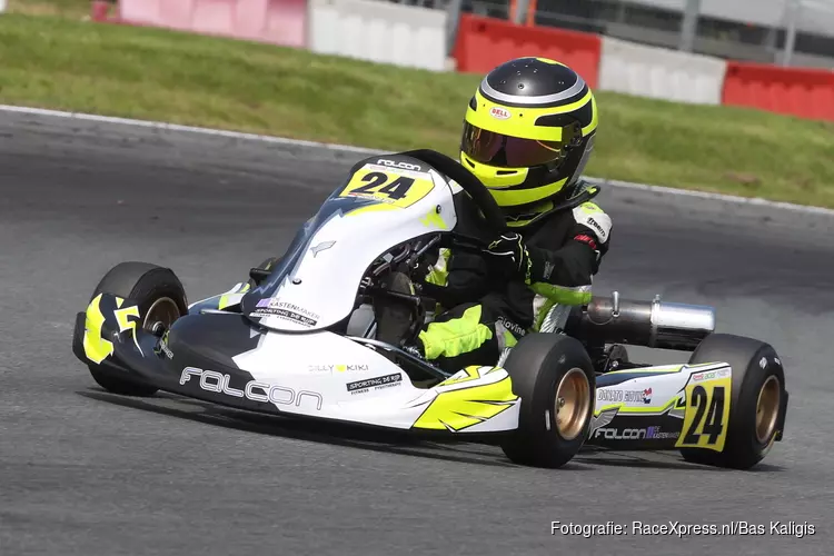 Razendsnelle Donato Giovine pakt podium in eerste NK-wedstrijd Mini Junior TM