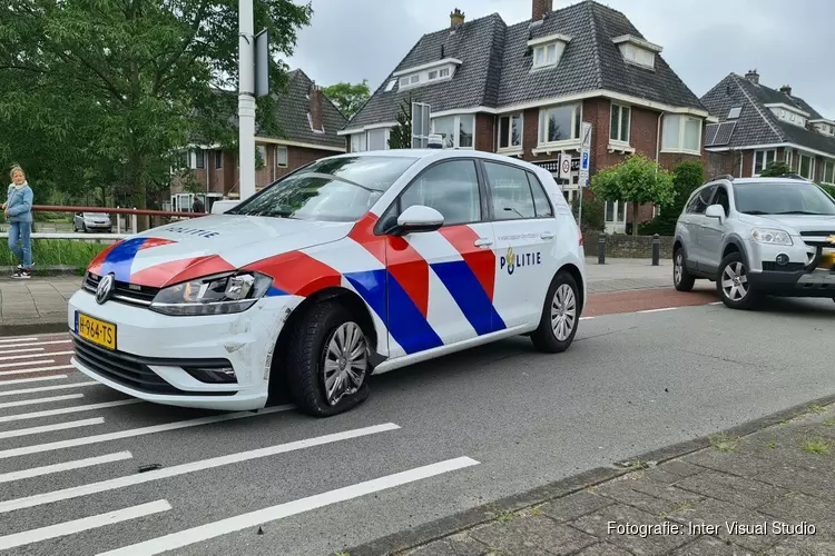 Politieauto betrokken bij ongeval in Alkmaar